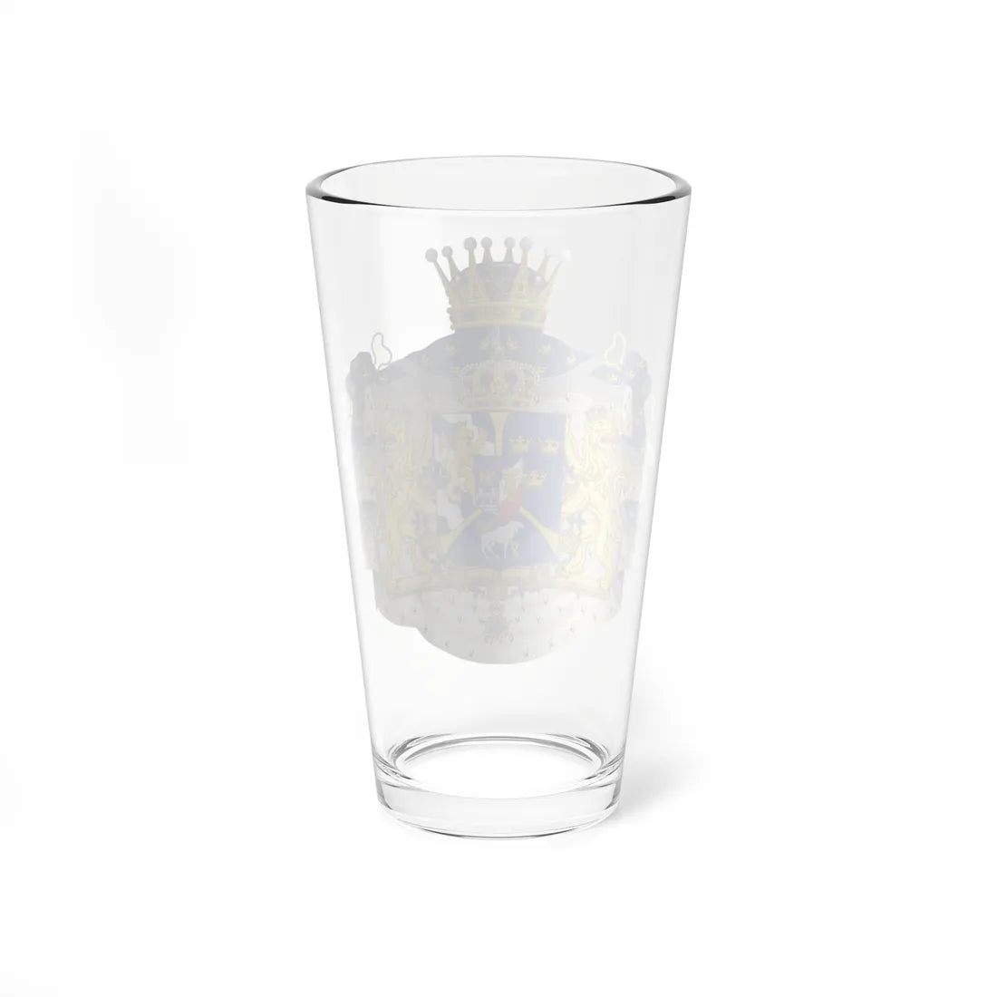 Coat of arms Kronprins Carl Gustav av Sverige (Sweden) (Coat of Arms) Pint Glass 16oz - Go Mug Yourself