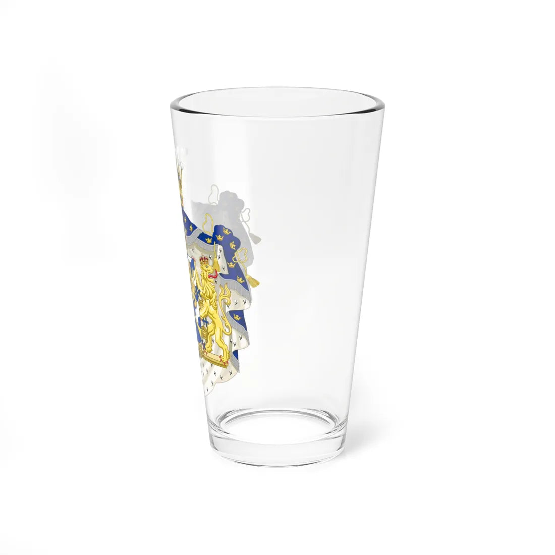 Coat of arms Kronprins Carl Gustav av Sverige (Sweden) (Coat of Arms) Pint Glass 16oz - Go Mug Yourself