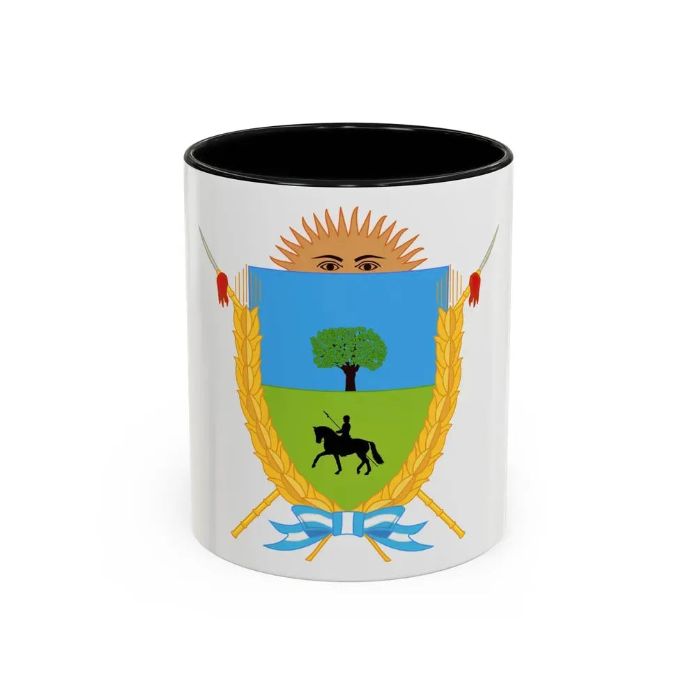 Coat of Arms La Pampa Argentina - Accent Coffee Mug 11oz Black - Go Mug Yourself