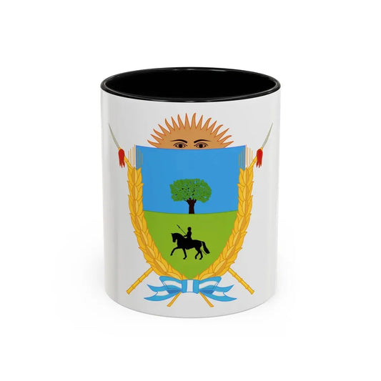 Coat of Arms La Pampa Argentina - Accent Coffee Mug 11oz Black - Go Mug Yourself