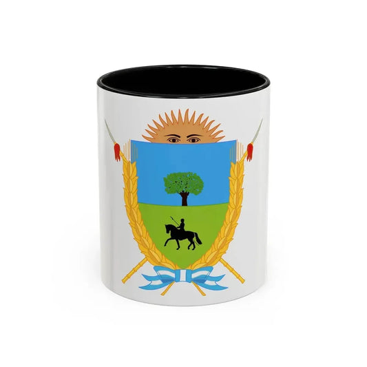 Coat of Arms La Pampa Argentina - Accent Coffee Mug 11oz Black - Go Mug Yourself