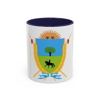 Coat of Arms La Pampa Argentina - Accent Coffee Mug 11oz Navy - Go Mug Yourself