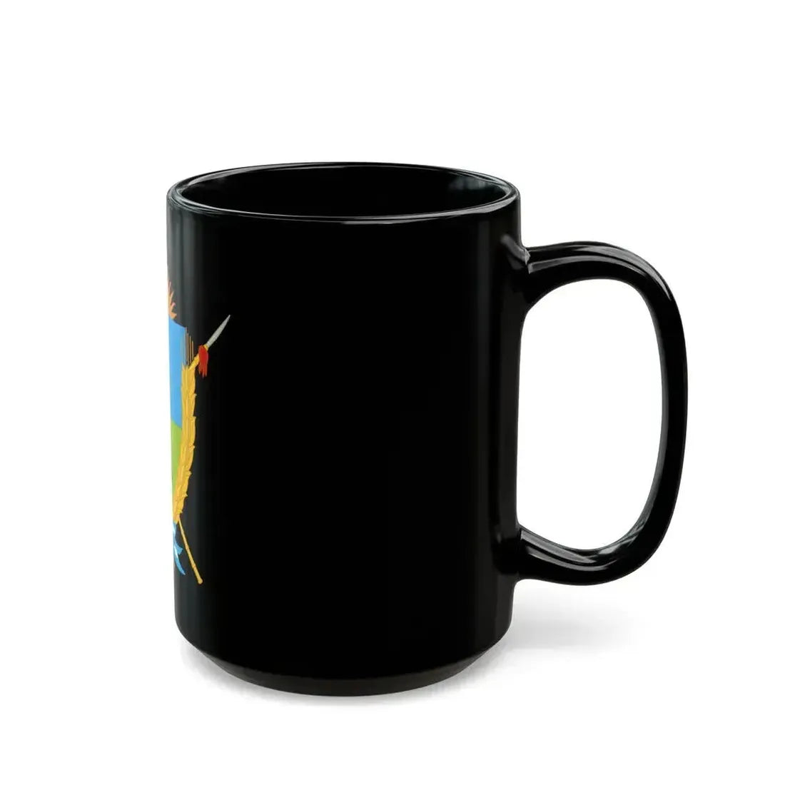 Coat of Arms La Pampa Argentina - Black Coffee Mug - Go Mug Yourself
