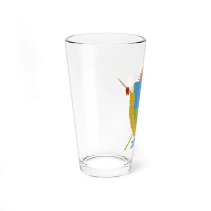 Coat of Arms La Pampa Argentina - Pint Glass 16oz - Go Mug Yourself