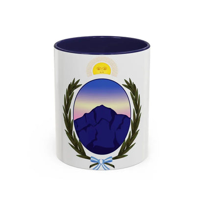 Coat of Arms La Rioja Argentina - Accent Coffee Mug 11oz Navy - Go Mug Yourself
