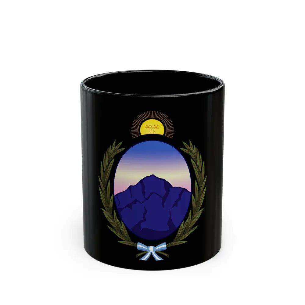 Coat of Arms La Rioja Argentina - Black Coffee Mug-11oz-Go Mug Yourself