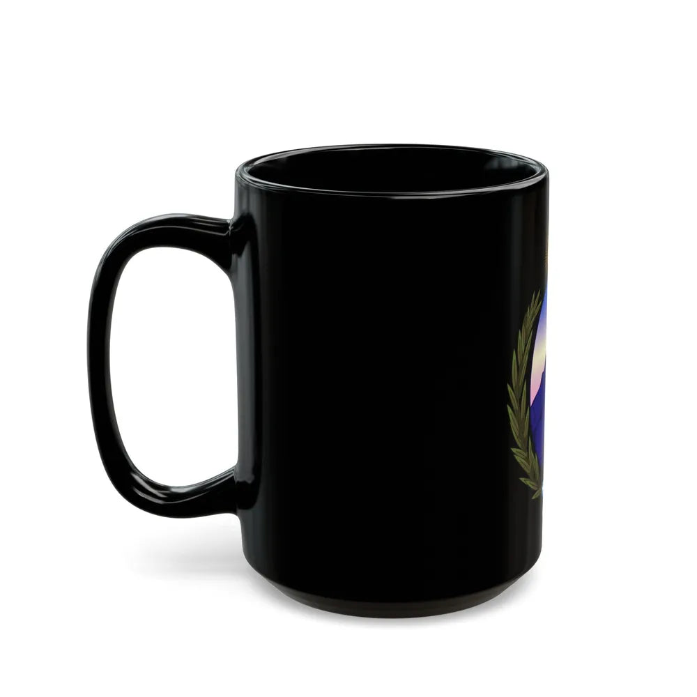 Coat of Arms La Rioja Argentina - Black Coffee Mug-Go Mug Yourself