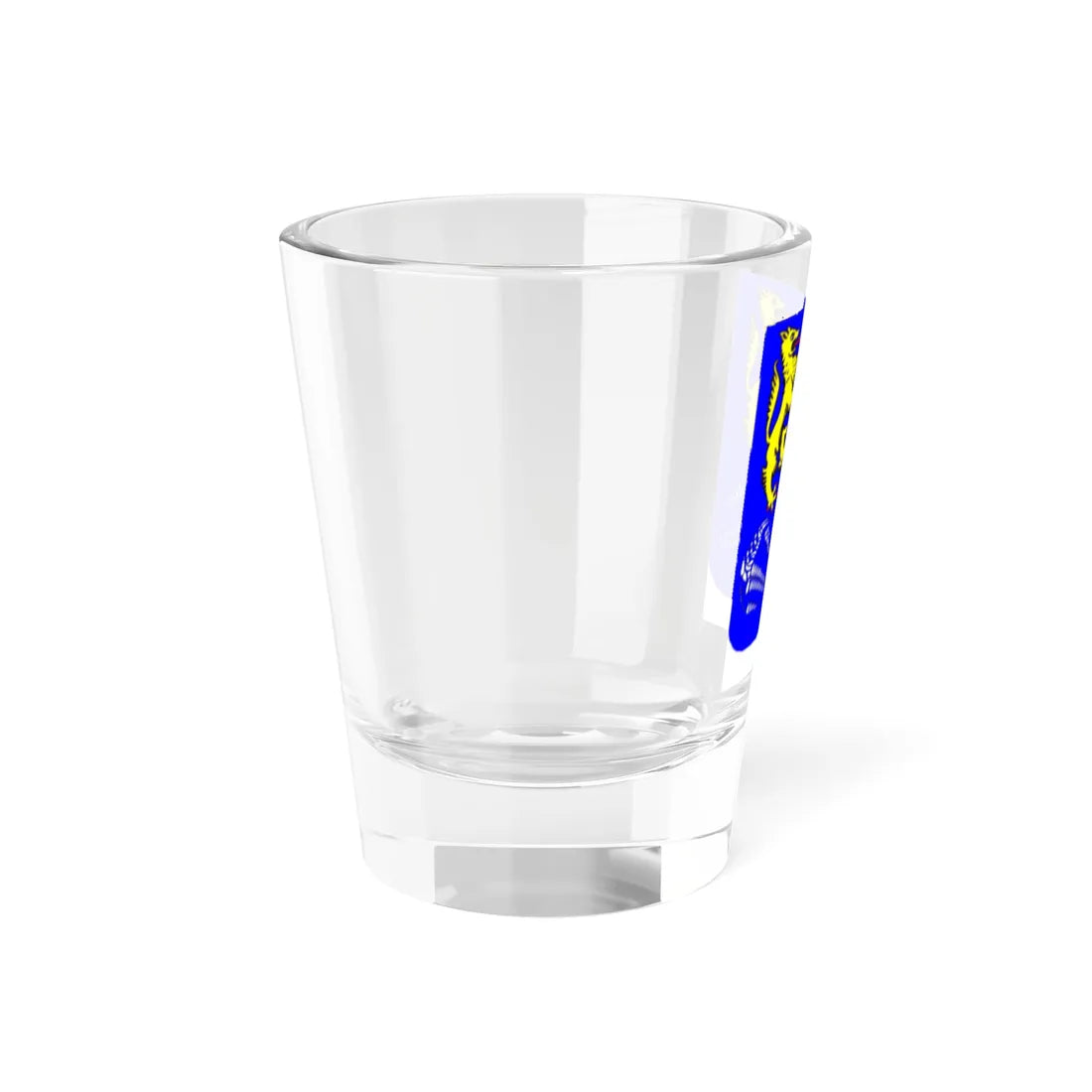 Coat of arms Leskolovo Leningrad oblast (Russia) (Coat of Arms) Shot Glass 1.5oz - Go Mug Yourself