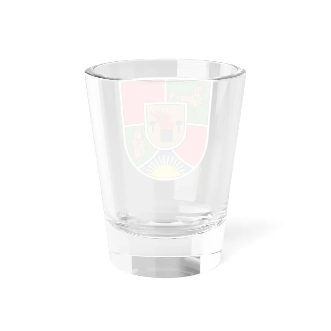 Coat of Arms Luhansk Oblast m (Ukraine) (Coat of Arms) Shot Glass 1.5oz - Go Mug Yourself