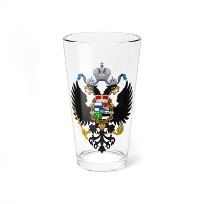 Coat of arms Maximilien de Leuchtenberg (Russia) (Coat of Arms) Pint Glass 16oz 16oz - Go Mug Yourself