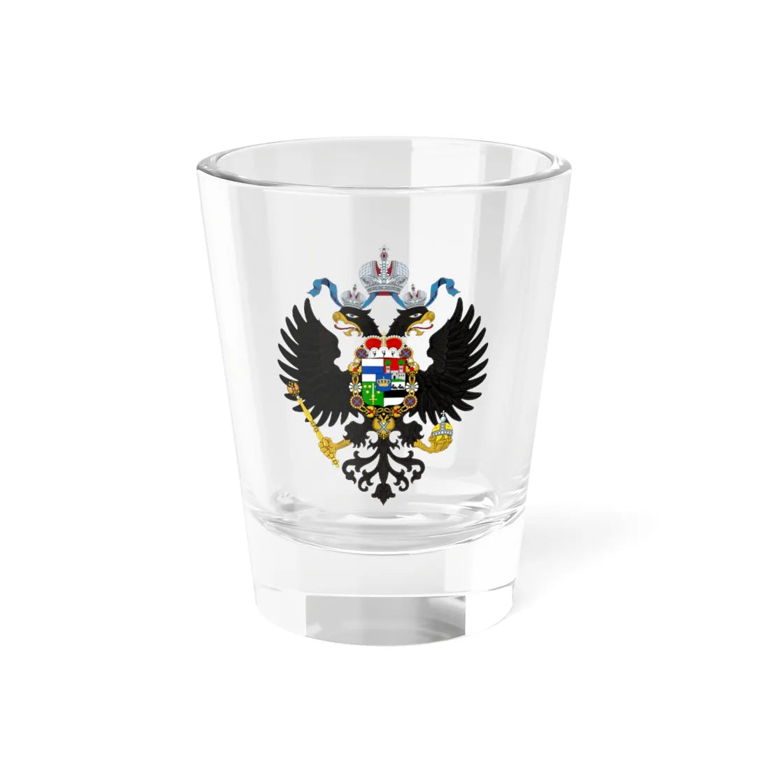 Coat of arms Maximilien de Leuchtenberg (Russia) (Coat of Arms) Shot Glass 1.5oz 1.5oz - Go Mug Yourself