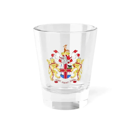 Coat of Arms Melbourne Australia - Shot Glass 1.5oz 1.5oz - Go Mug Yourself