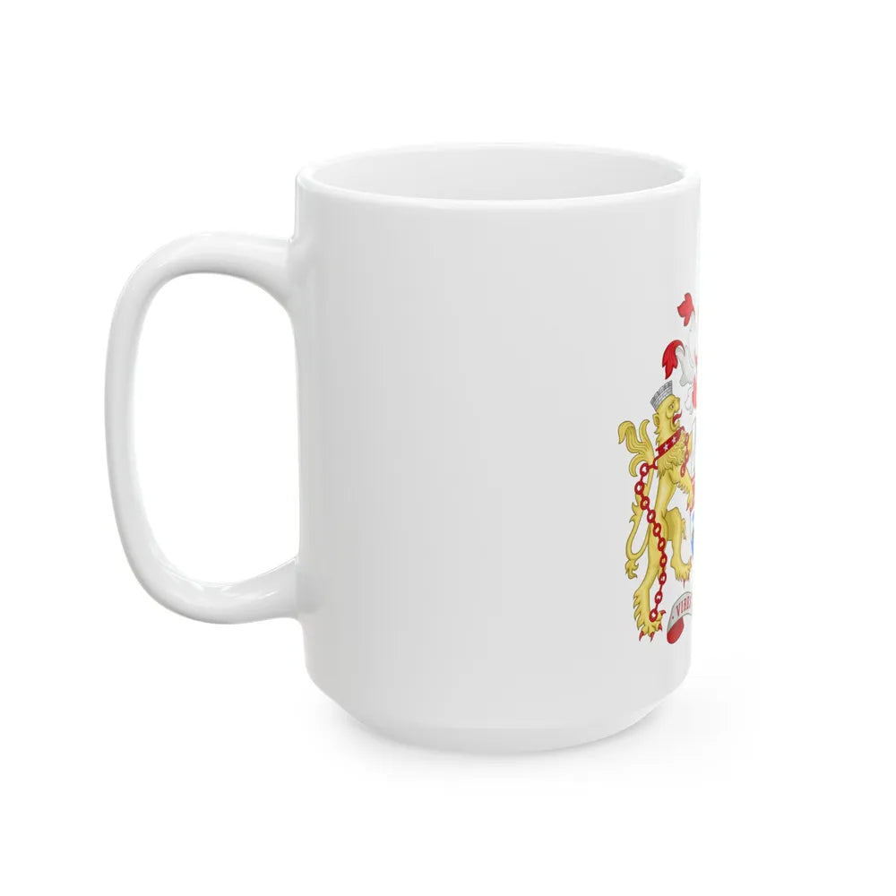 Coat of Arms Melbourne Australia - White Coffee Mug-Go Mug Yourself