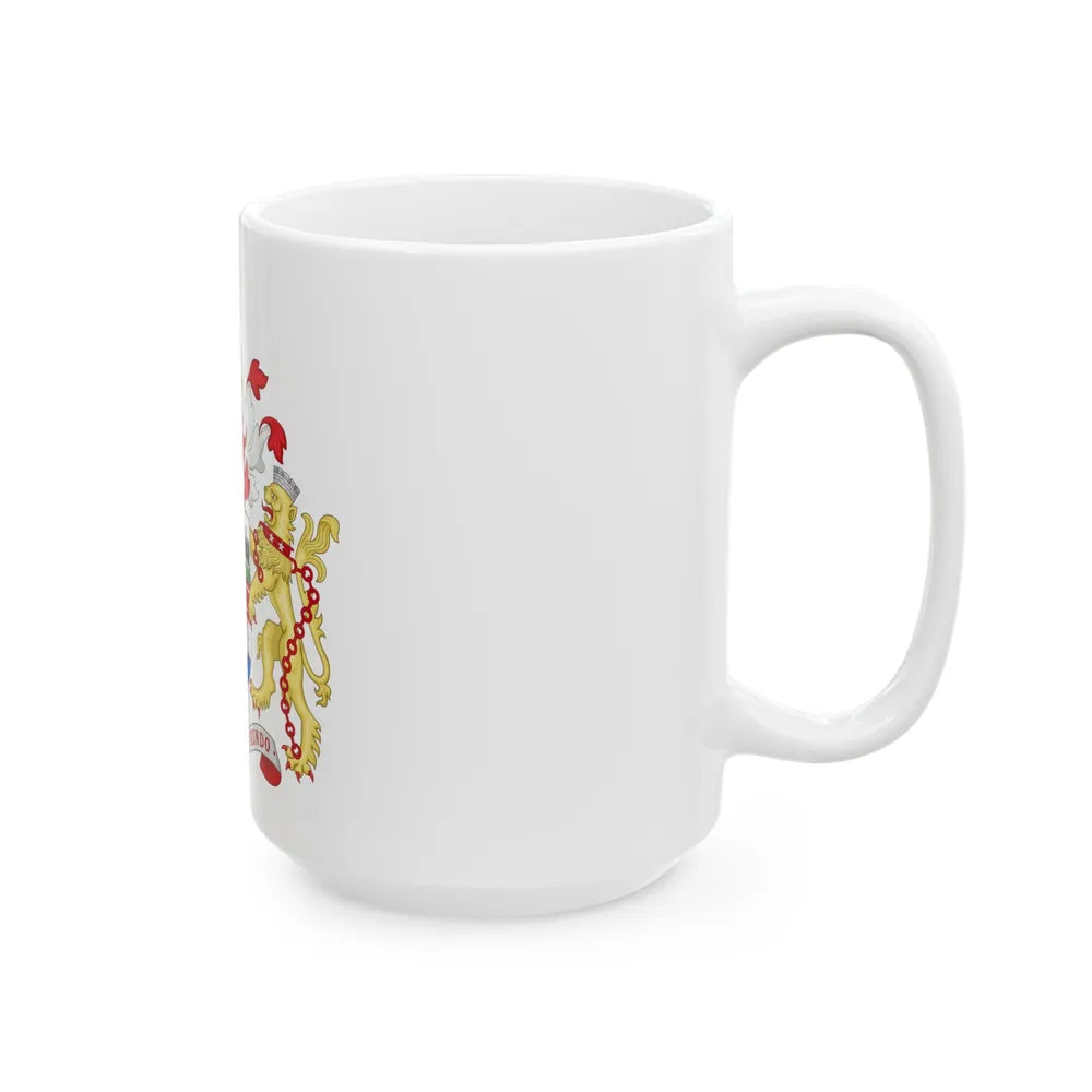 Coat of Arms Melbourne Australia - White Coffee Mug-Go Mug Yourself