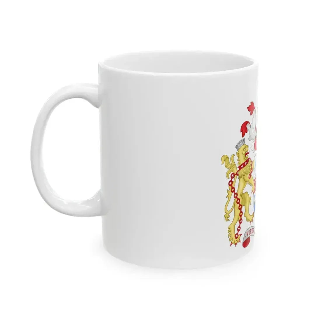 Coat of Arms Melbourne Australia - White Coffee Mug - Go Mug Yourself