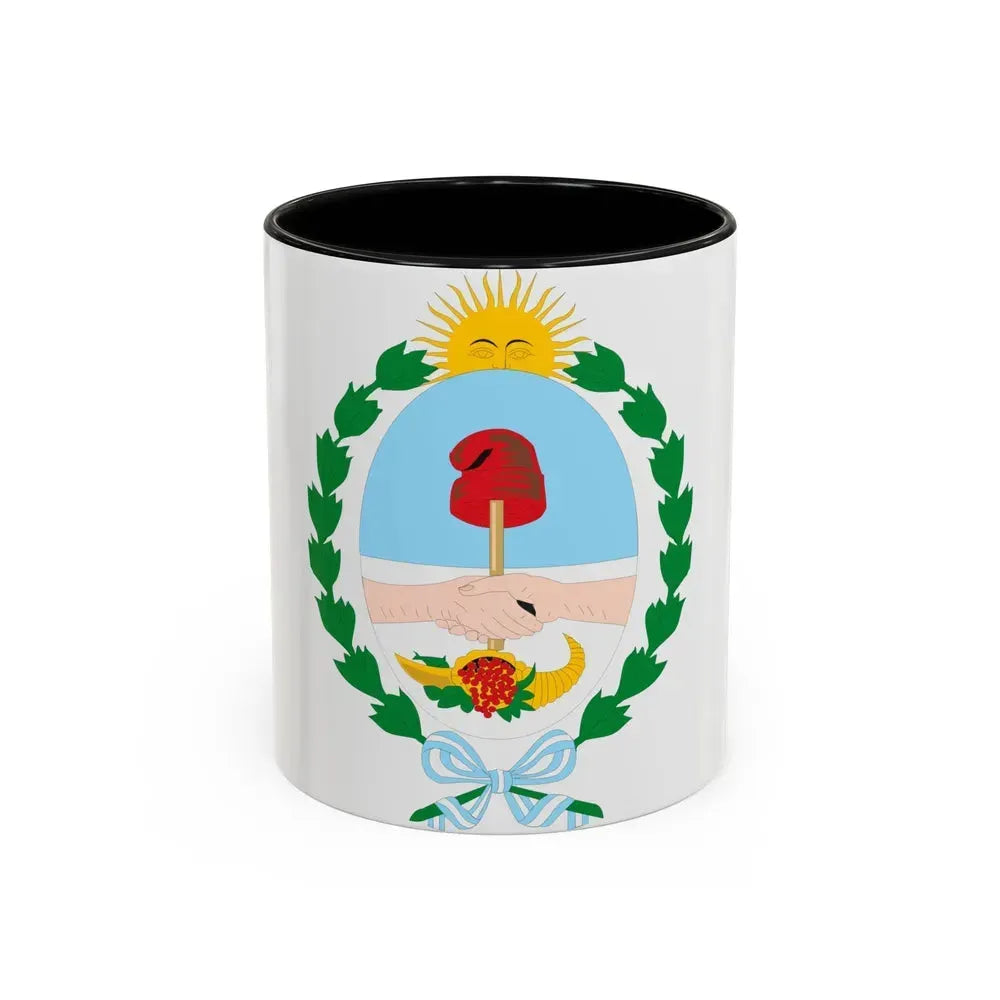 Coat of Arms Mendoza Argentina - Accent Coffee Mug 11oz Black - Go Mug Yourself