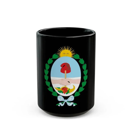 Coat of Arms Mendoza Argentina - Black Coffee Mug 15oz - Go Mug Yourself