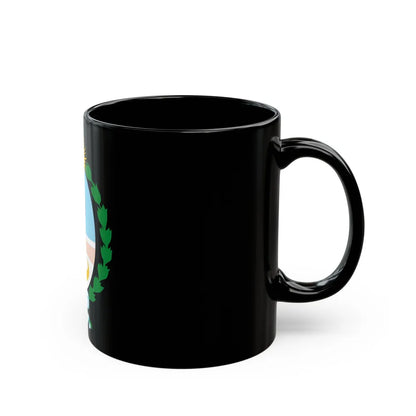 Coat of Arms Mendoza Argentina - Black Coffee Mug-Go Mug Yourself