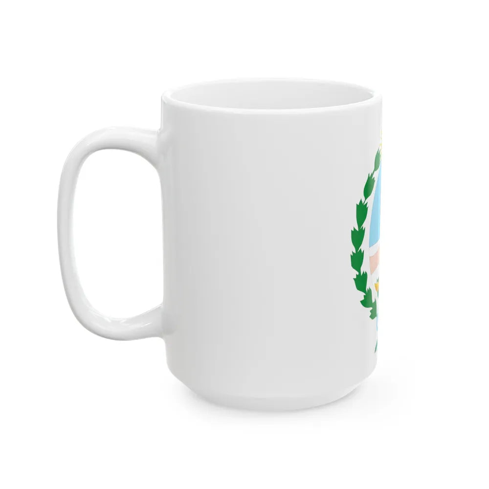 Coat of Arms Mendoza Argentina - White Coffee Mug-Go Mug Yourself