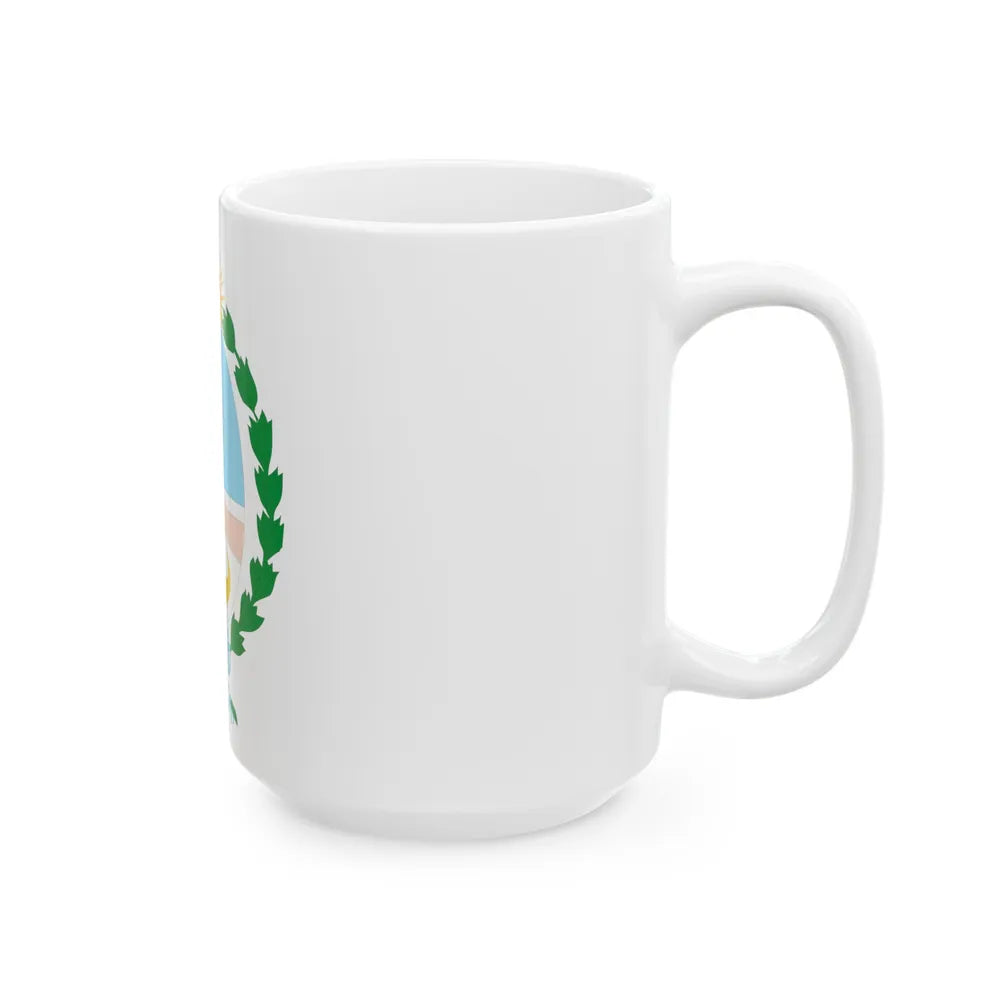 Coat of Arms Mendoza Argentina - White Coffee Mug-Go Mug Yourself