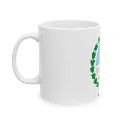 Coat of Arms Mendoza Argentina - White Coffee Mug-Go Mug Yourself