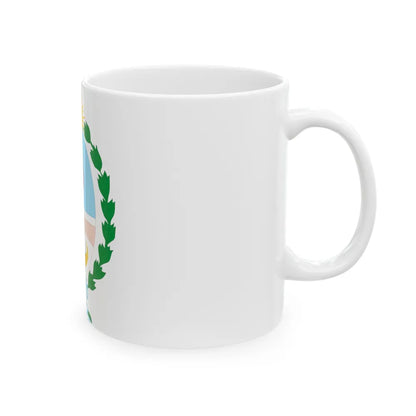 Coat of Arms Mendoza Argentina - White Coffee Mug-Go Mug Yourself