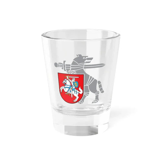 Coat of Arms Ministry of National Defence Lithuania - Shot Glass 1.5oz 1.5oz - Go Mug Yourself