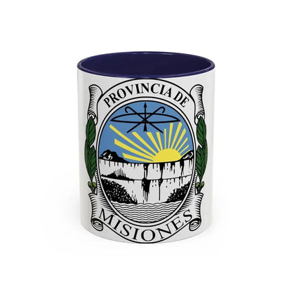 Coat of Arms Misiones Argentina - Accent Coffee Mug 11oz Navy - Go Mug Yourself