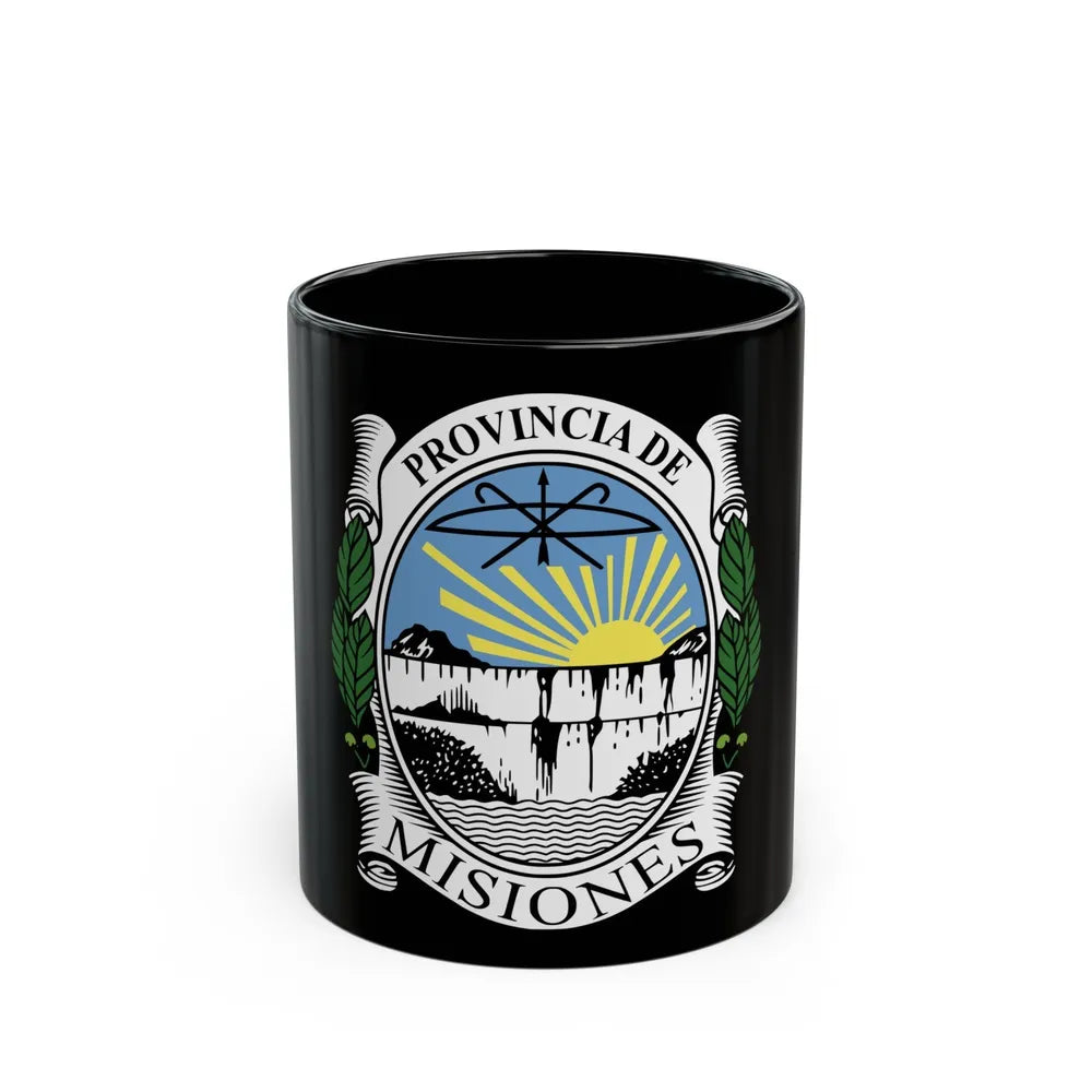 Coat of Arms Misiones Argentina - Black Coffee Mug-11oz-Go Mug Yourself