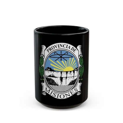 Coat of Arms Misiones Argentina - Black Coffee Mug-15oz-Go Mug Yourself