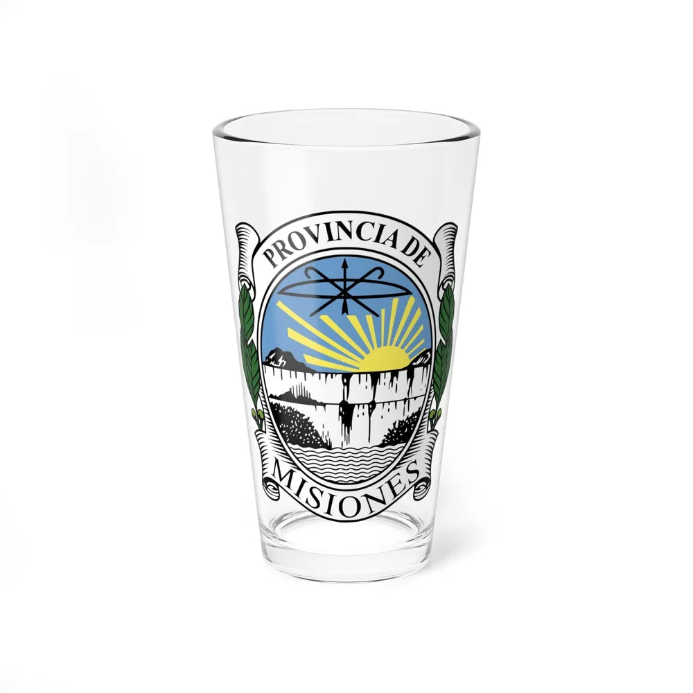 Coat of Arms Misiones Argentina - Pint Glass 16oz-16oz-Go Mug Yourself