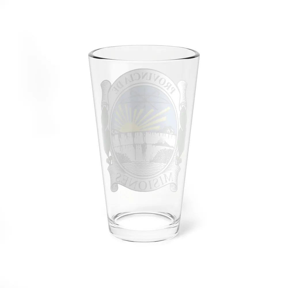 Coat of Arms Misiones Argentina - Pint Glass 16oz-Go Mug Yourself