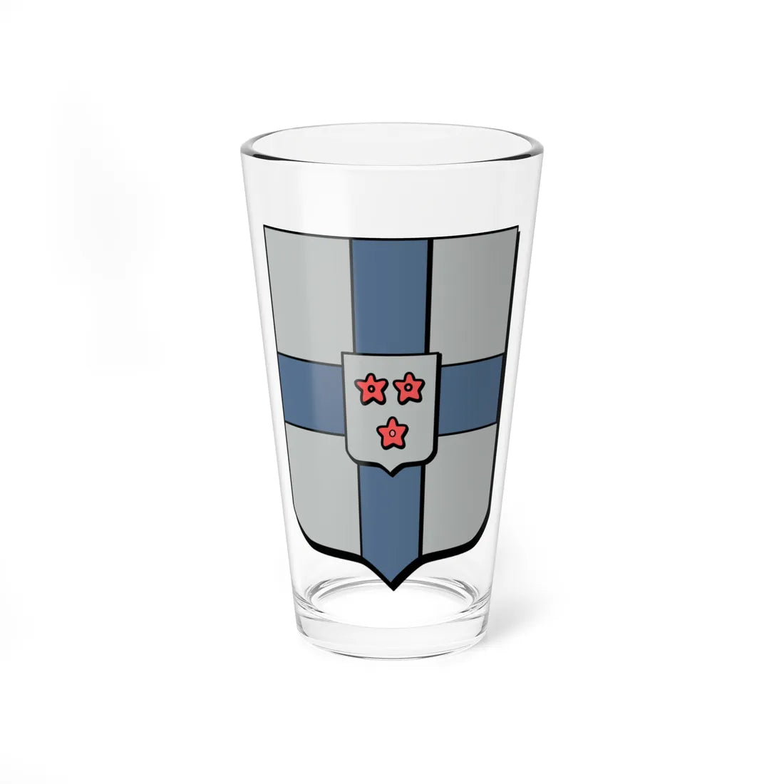 Coat of arms moregem (Belgium) (Coat of Arms) Pint Glass 16oz 16oz - Go Mug Yourself