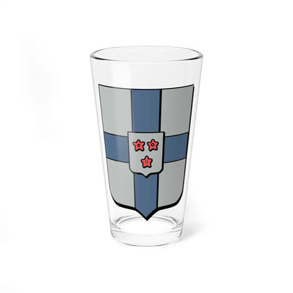 Coat of arms moregem (Belgium) (Coat of Arms) Pint Glass 16oz 16oz - Go Mug Yourself