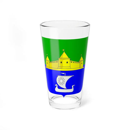 Coat of arms Morozova Leningrad oblast (Russia) (Coat of Arms) Pint Glass 16oz 16oz - Go Mug Yourself