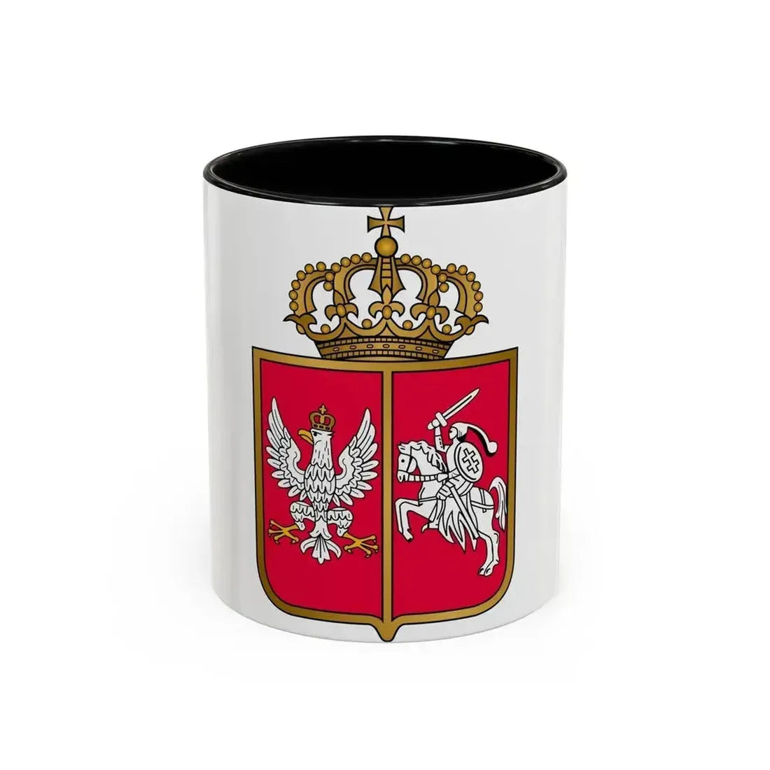Coat of arms November Uprising - Accent Coffee Mug 11oz Black - Go Mug Yourself