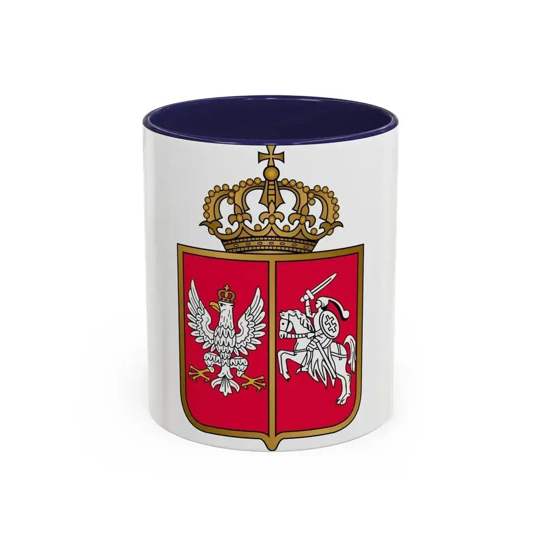 Coat of arms November Uprising - Accent Coffee Mug 11oz Navy - Go Mug Yourself