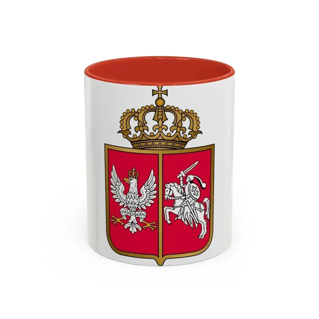 Coat of arms November Uprising - Accent Coffee Mug 11oz Red - Go Mug Yourself