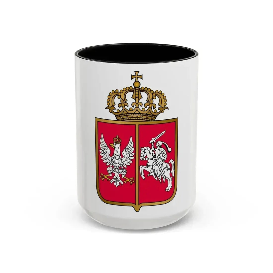 Coat of arms November Uprising - Accent Coffee Mug 15oz Black - Go Mug Yourself