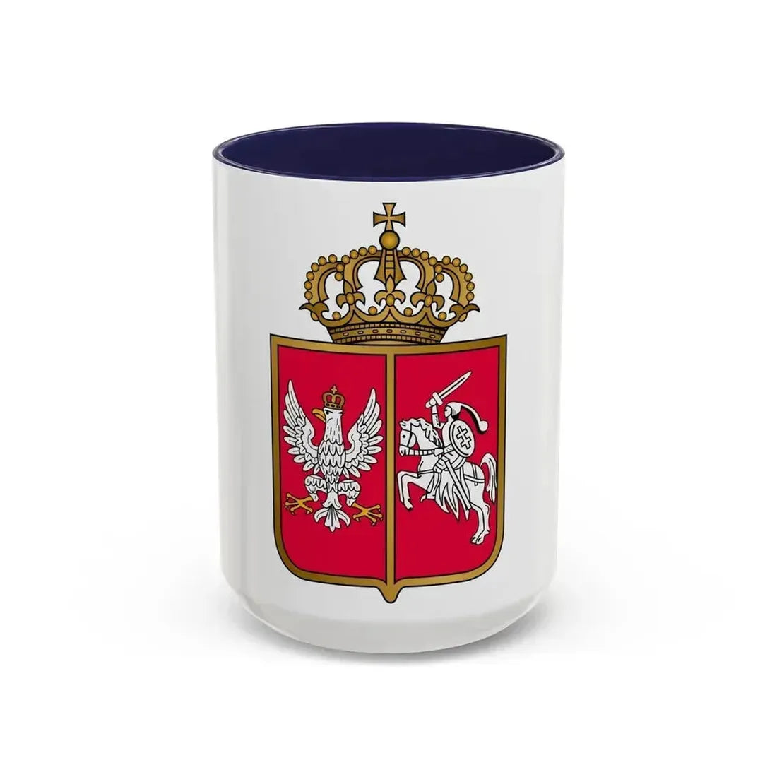 Coat of arms November Uprising - Accent Coffee Mug 15oz Navy - Go Mug Yourself