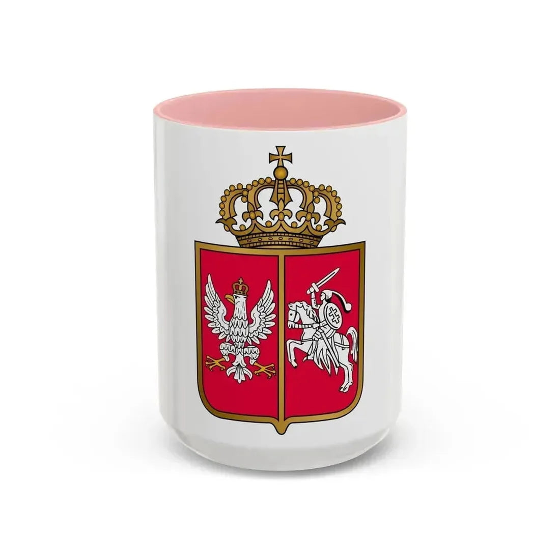Coat of arms November Uprising - Accent Coffee Mug 15oz Pink - Go Mug Yourself