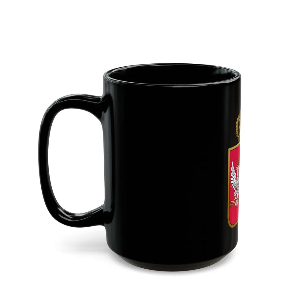 Coat of arms November Uprising - Black Coffee Mug-Go Mug Yourself