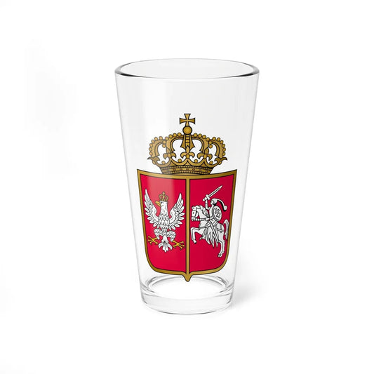 Coat of arms November Uprising - Pint Glass 16oz-16oz-Go Mug Yourself