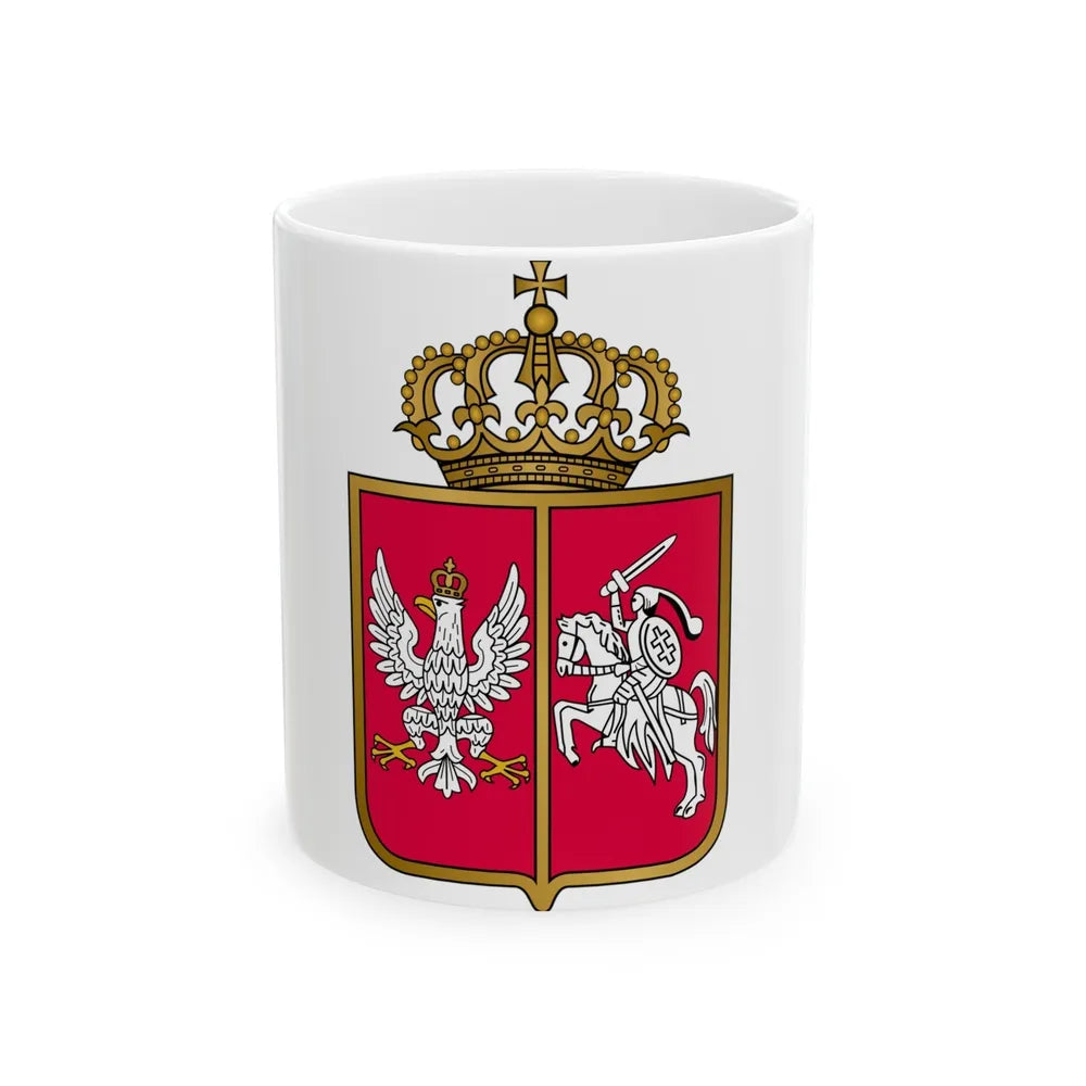 Coat of arms November Uprising - White Coffee Mug-11oz-Go Mug Yourself