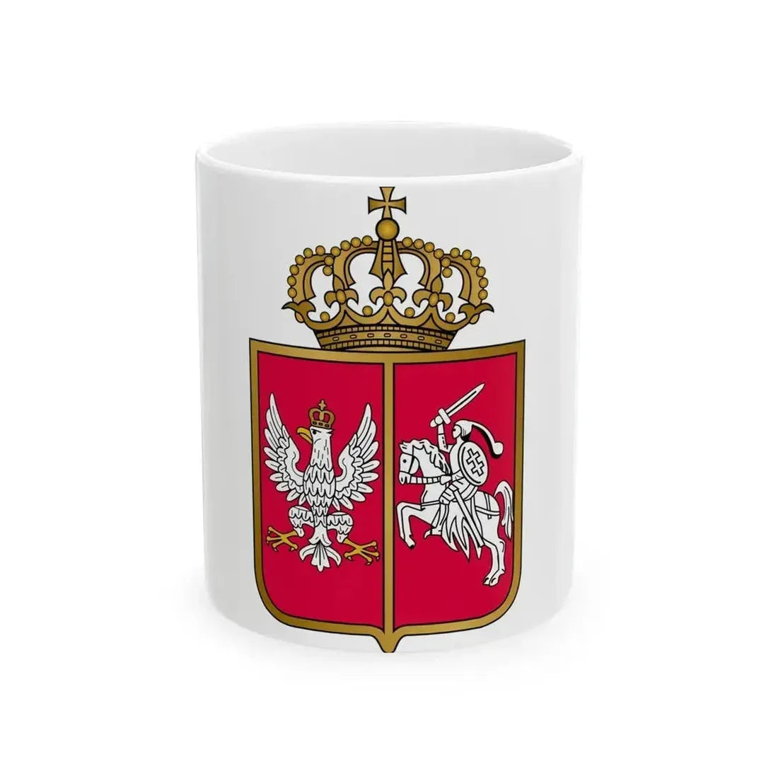 Coat of arms November Uprising - White Coffee Mug 11oz - Go Mug Yourself