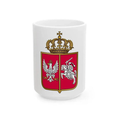 Coat of arms November Uprising - White Coffee Mug 15oz - Go Mug Yourself