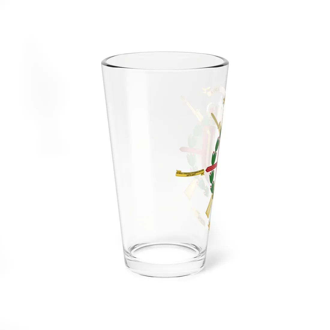Coat of Arms of 2nd Infantry Regiment La Reina (Spain) (Coat of Arms) Pint Glass 16oz - Go Mug Yourself