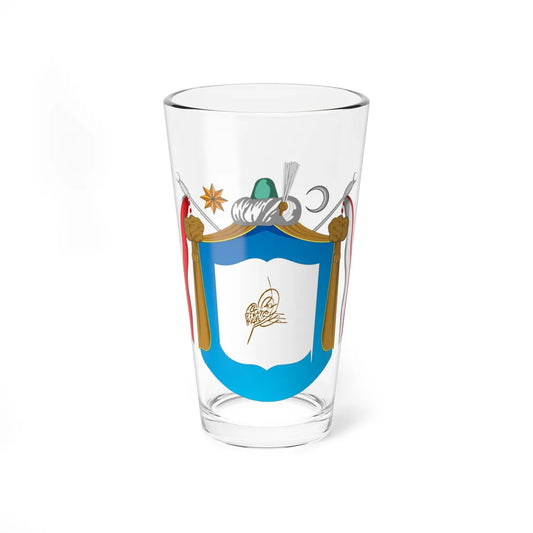 Coat of Arms of Abdulmejid I 1800s-1861 (Algeria) (Coat of Arms) Pint Glass 16oz 16oz - Go Mug Yourself
