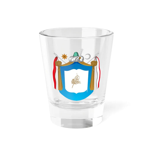 Coat of Arms of Abdulmejid I 1800s-1861 (Algeria) (Coat of Arms) Shot Glass 1.5oz 1.5oz - Go Mug Yourself