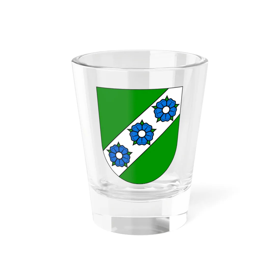 Coat of Arms of Abja (Estonia) (Coat of Arms) Shot Glass 1.5oz 1.5oz - Go Mug Yourself